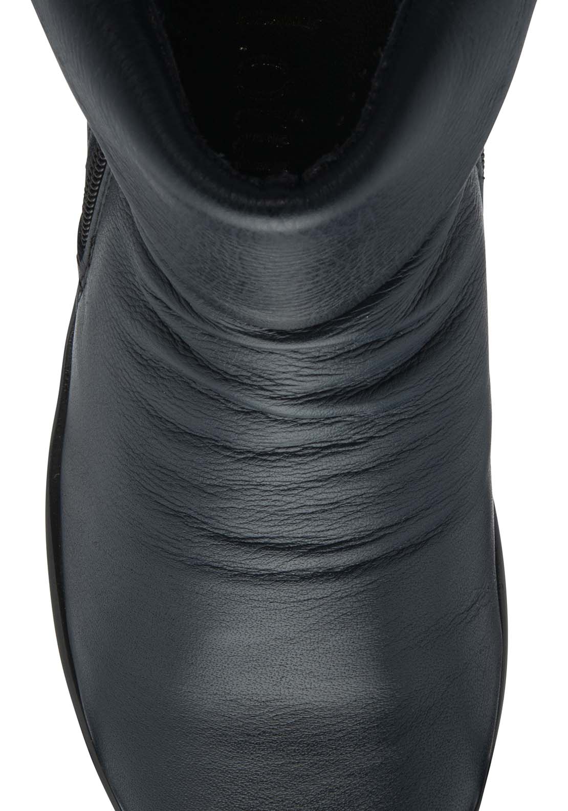 Lotus Cordelia Ladies Ankle Boot - Navy Leather 4 Shaws Department Stores
