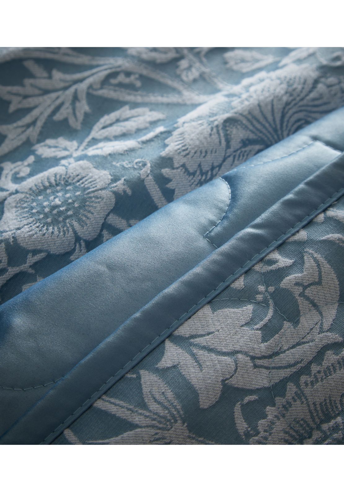 The Home Cornflower Throw 254 X 254 - Blue 2 Shaws Department Stores