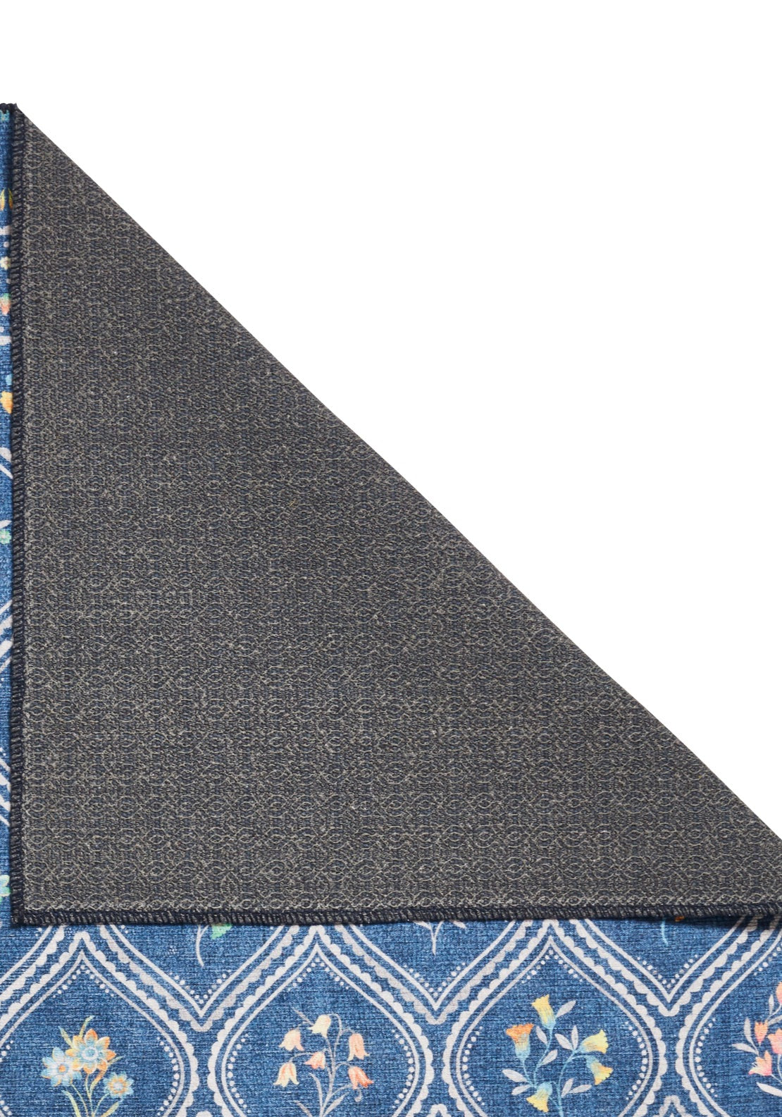 Catherine Lansfield Cameo Floral Rug - Navy 6 Shaws Department Stores