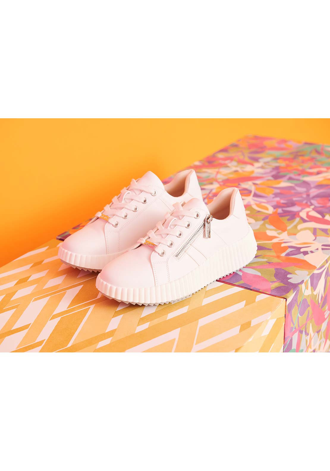 Lotus Kora Trainer - White 6 Shaws Department Stores