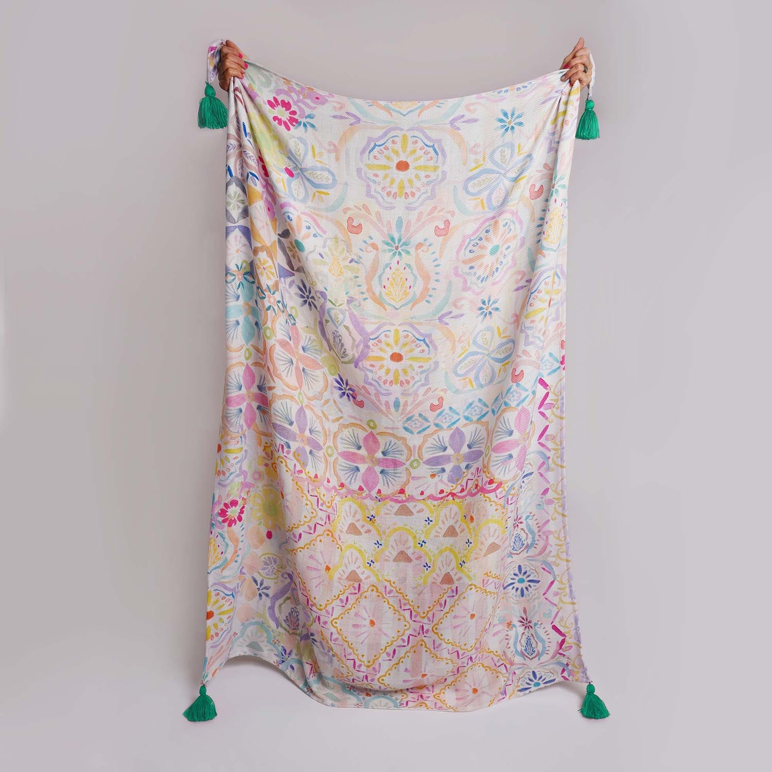 The Home Luyxury Collection Marakesh Knitted Printed Throw - Multi 2 Shaws Department Stores