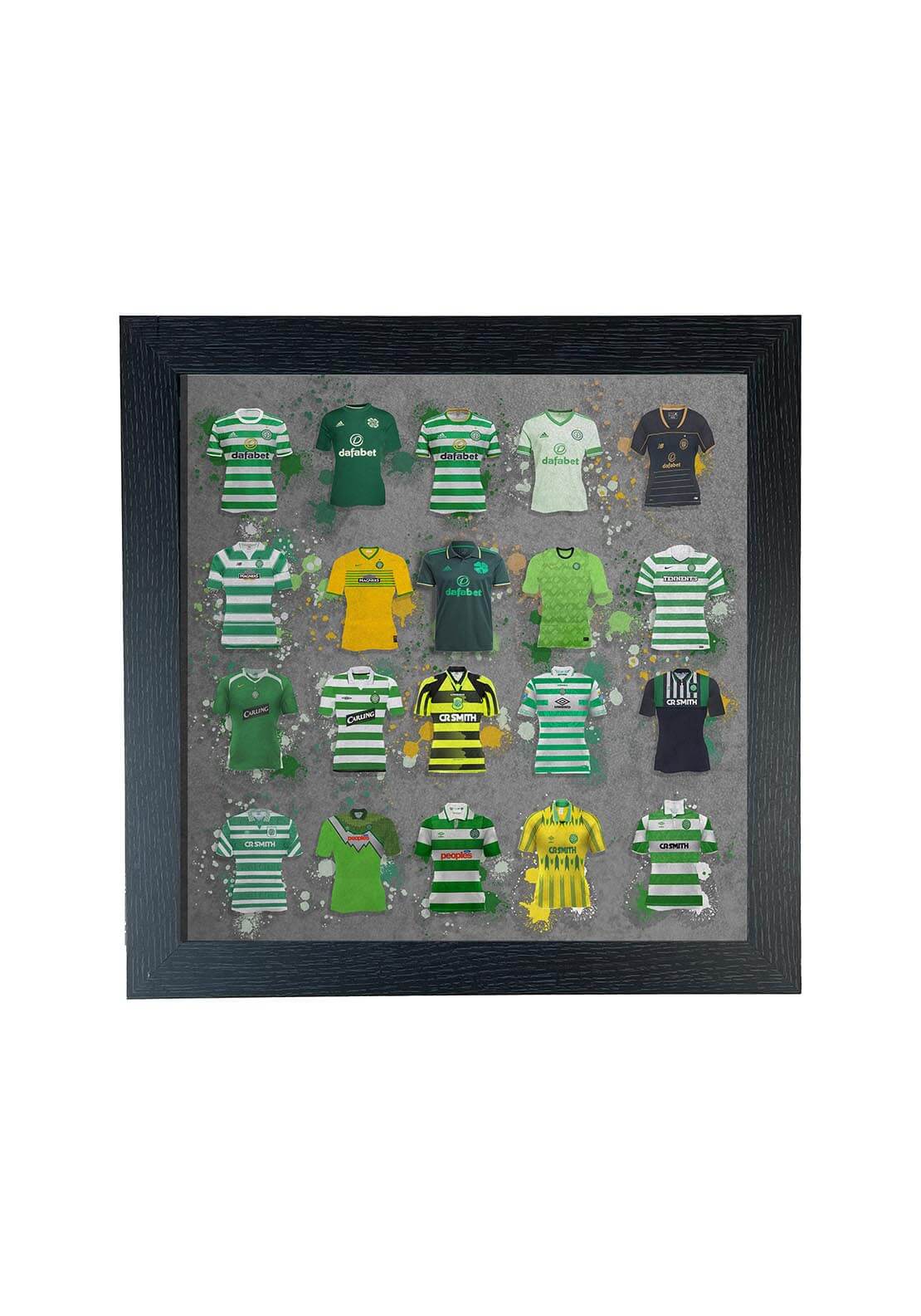 The Home Collection Celtic Football Framed Picture 40cm x 40cm - Black 1 Shaws Department Stores