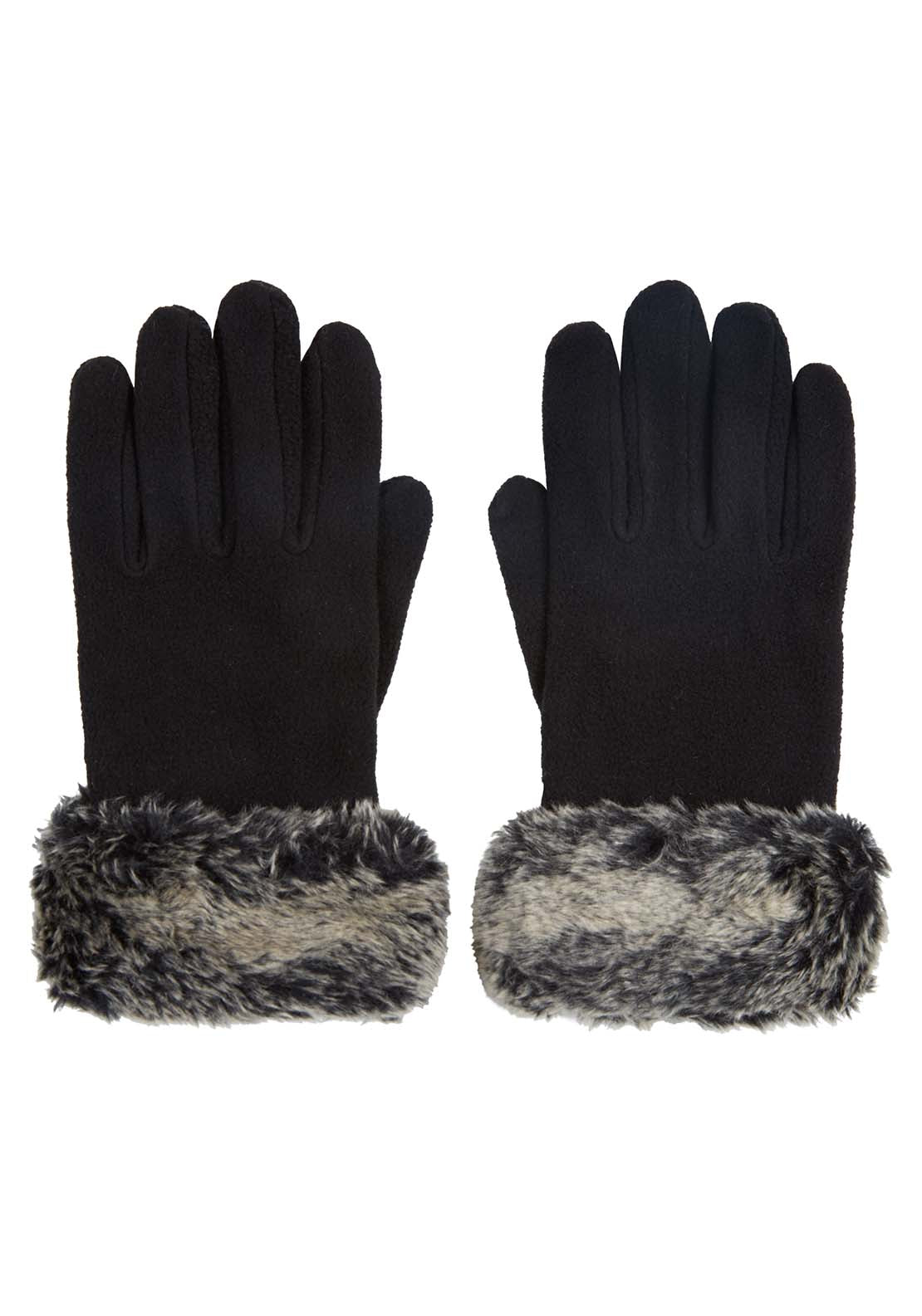 Boardmans Fleece Cuff Glove - Black 1 Shaws Department Stores