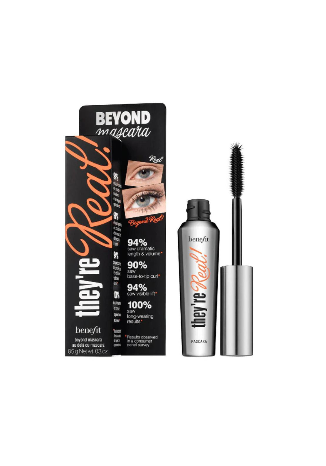 Benefit They’re Real! Lengthening Mascara - Full size - Black 1 Shaws Department Stores