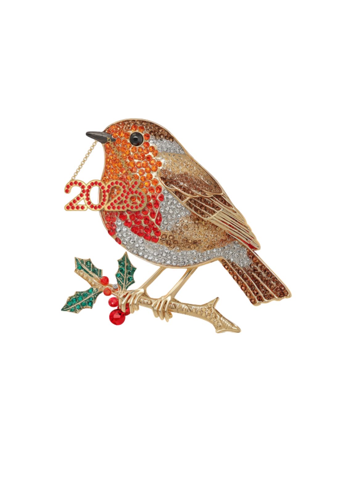 Sparkle 2026 Robin Decoration - Sparkle