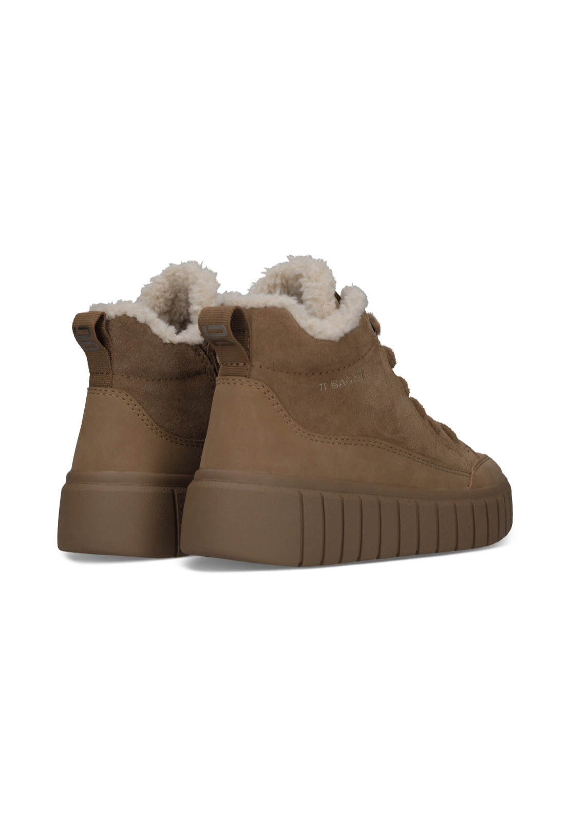 Bagatt High Top Platform Trainers - Beige/brown 4 Shaws Department Stores