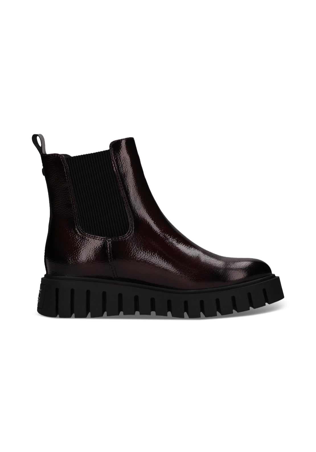 Bagatt Chelsea Ankle Platform Boots - Bordo/black 4 Shaws Department Stores