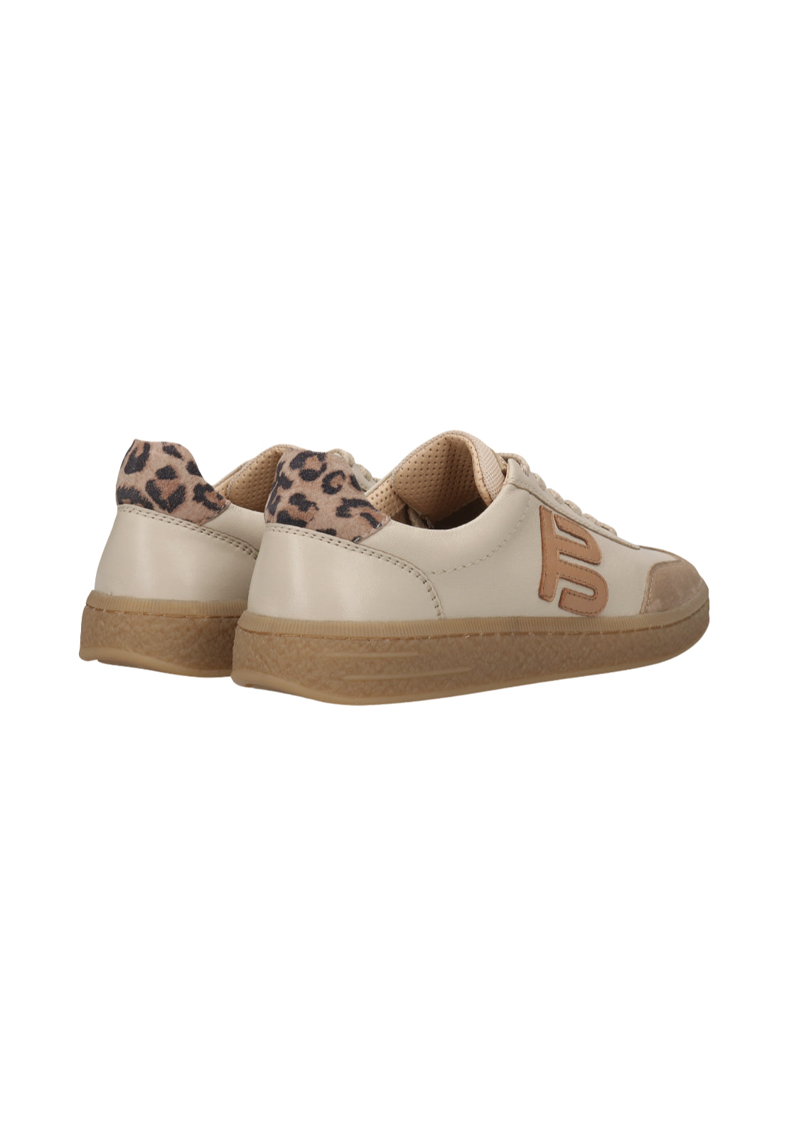 Bagatt Gum Sole Trainer - Beige/animal Print 5 Shaws Department Stores