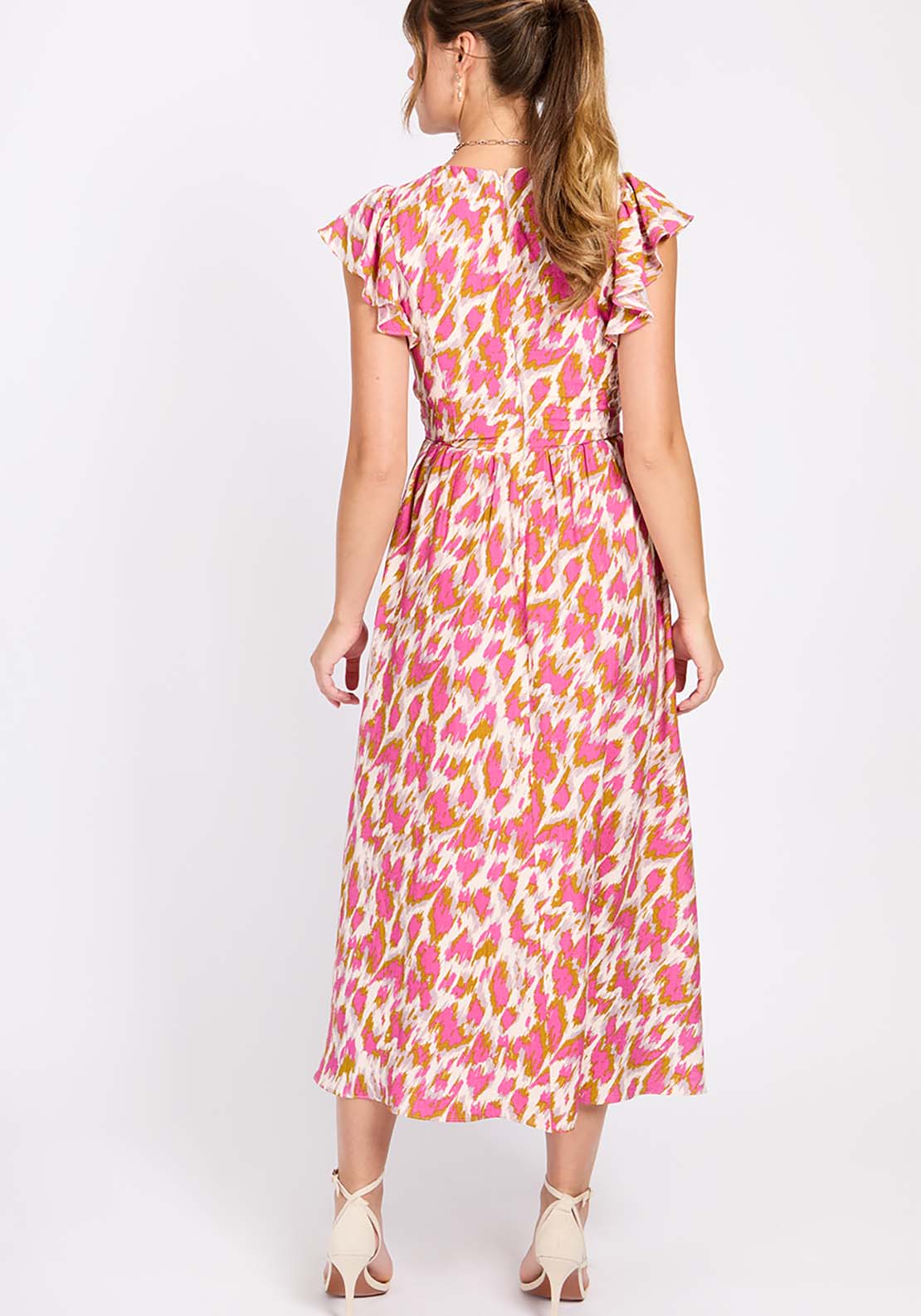 Little Mistress Multi Print Midaxi Dress - Multicolour 4 Shaws Department Stores