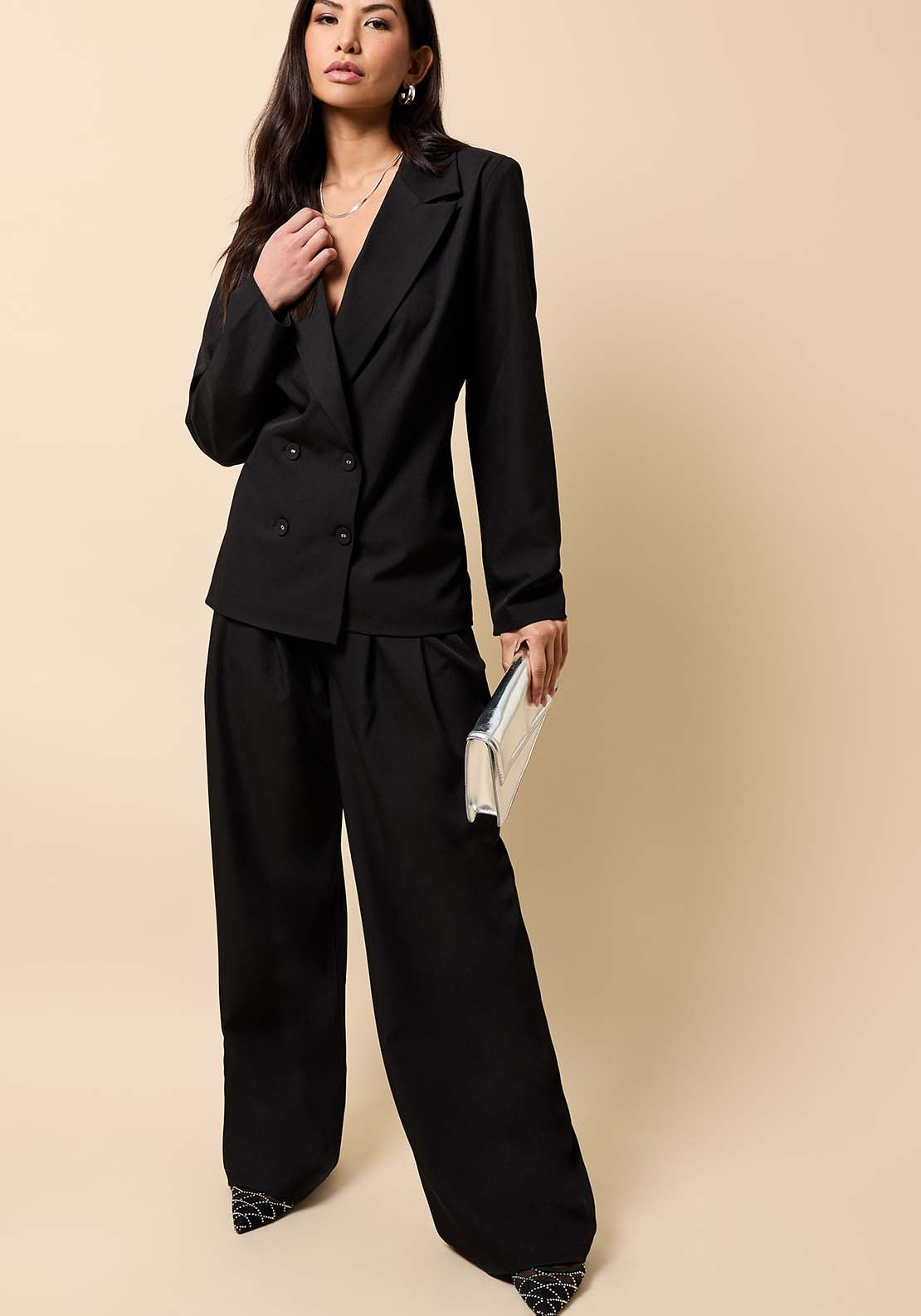 Suit Trousers - Black