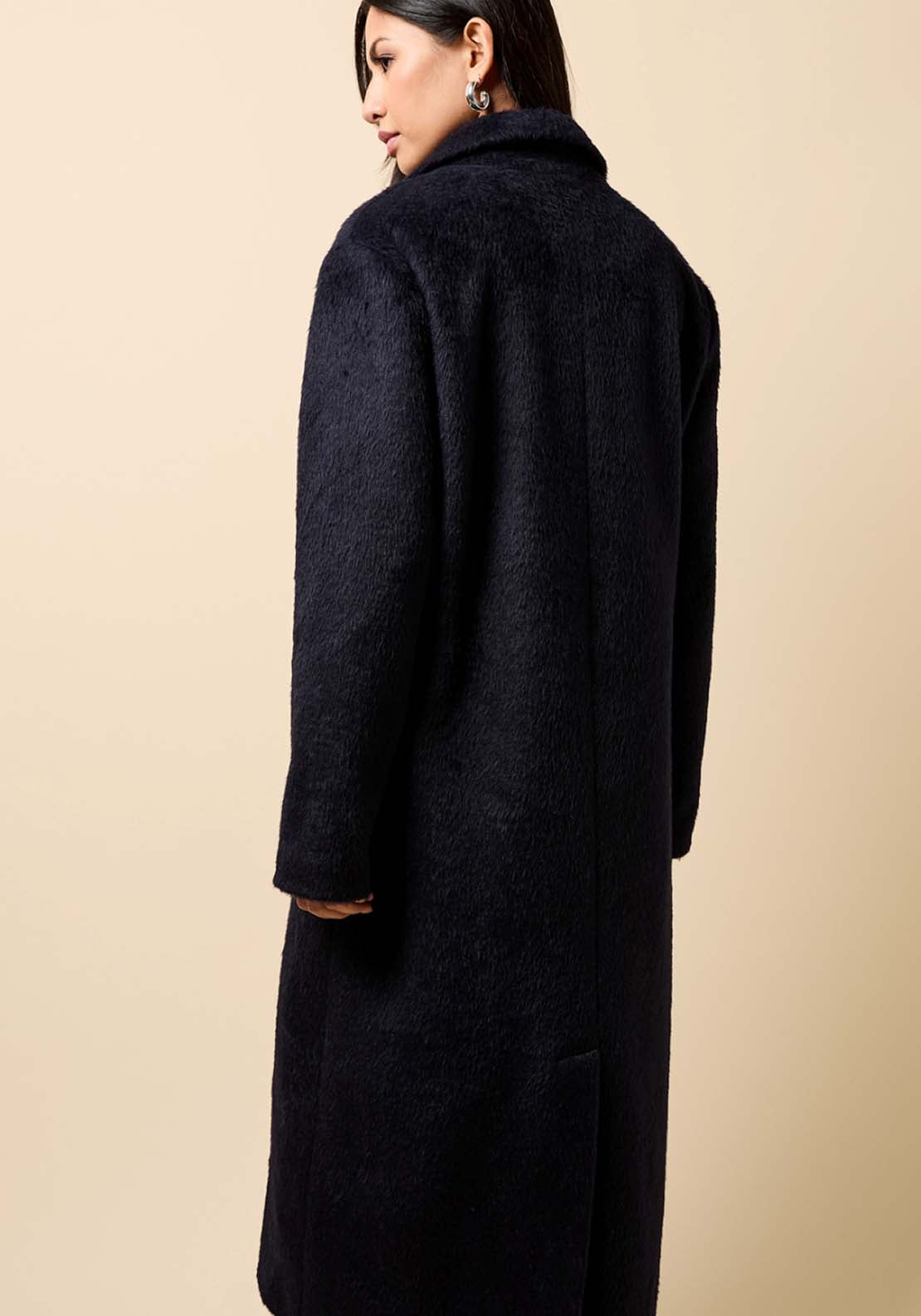 Navy Coat - Blue
