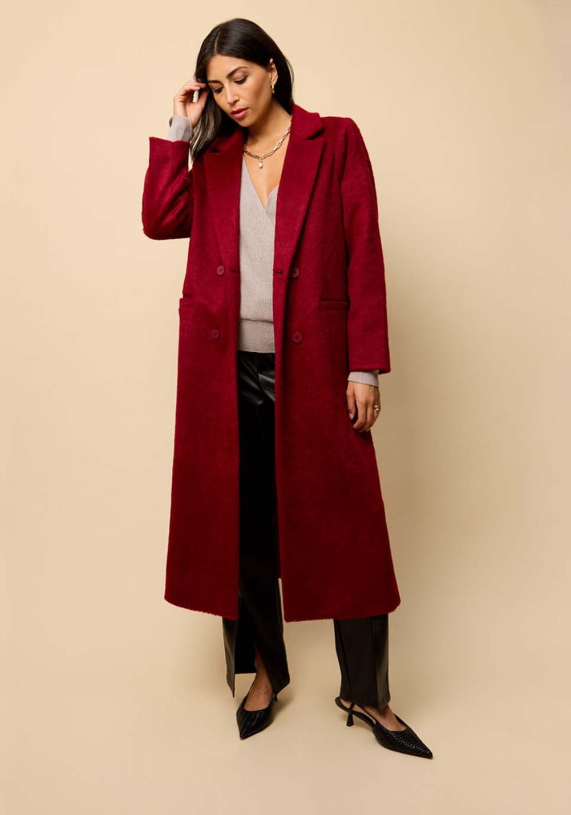 Little Mistress Cherry Coat - Cherry 1 Shaws Department Stores
