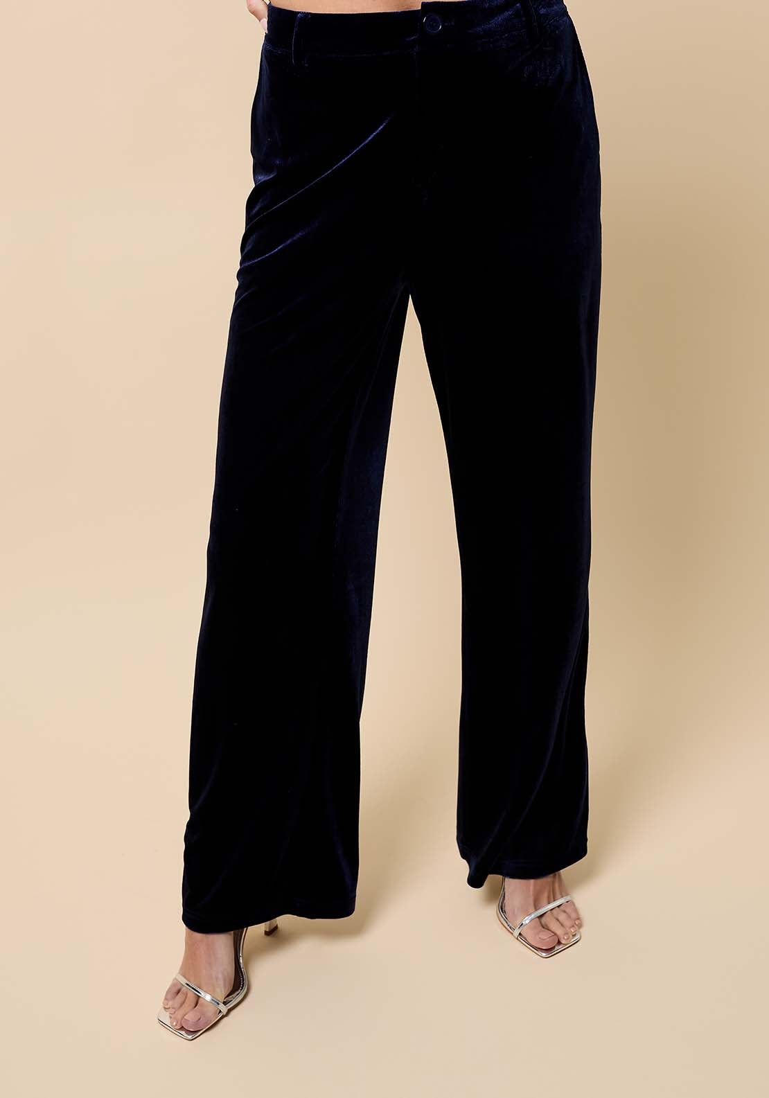 Velvet Trousers - Blue