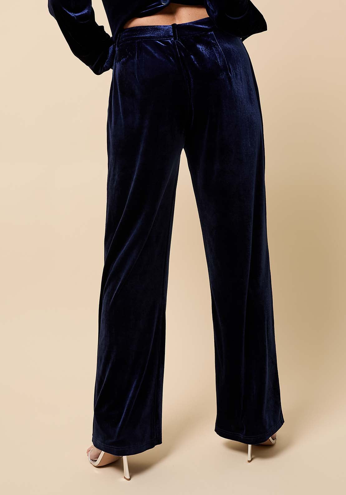 Velvet Trousers - Blue