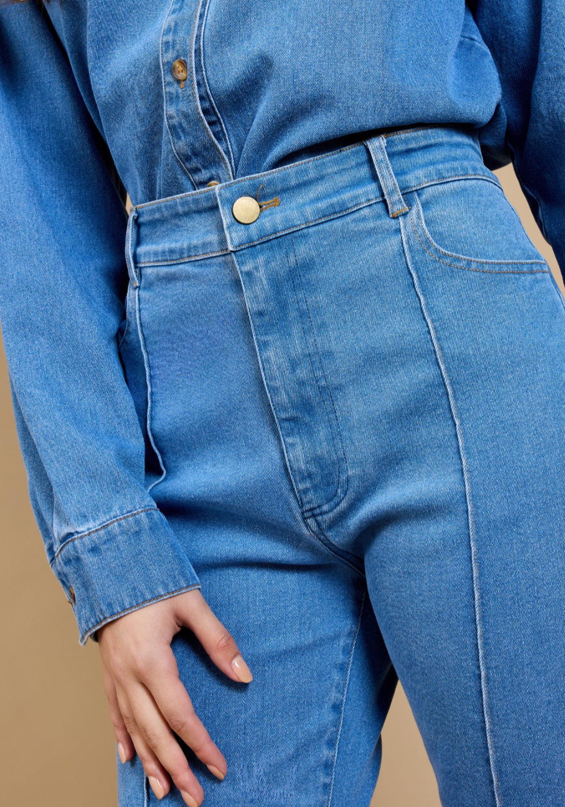 Magda Wide Leg Jeans - Denim