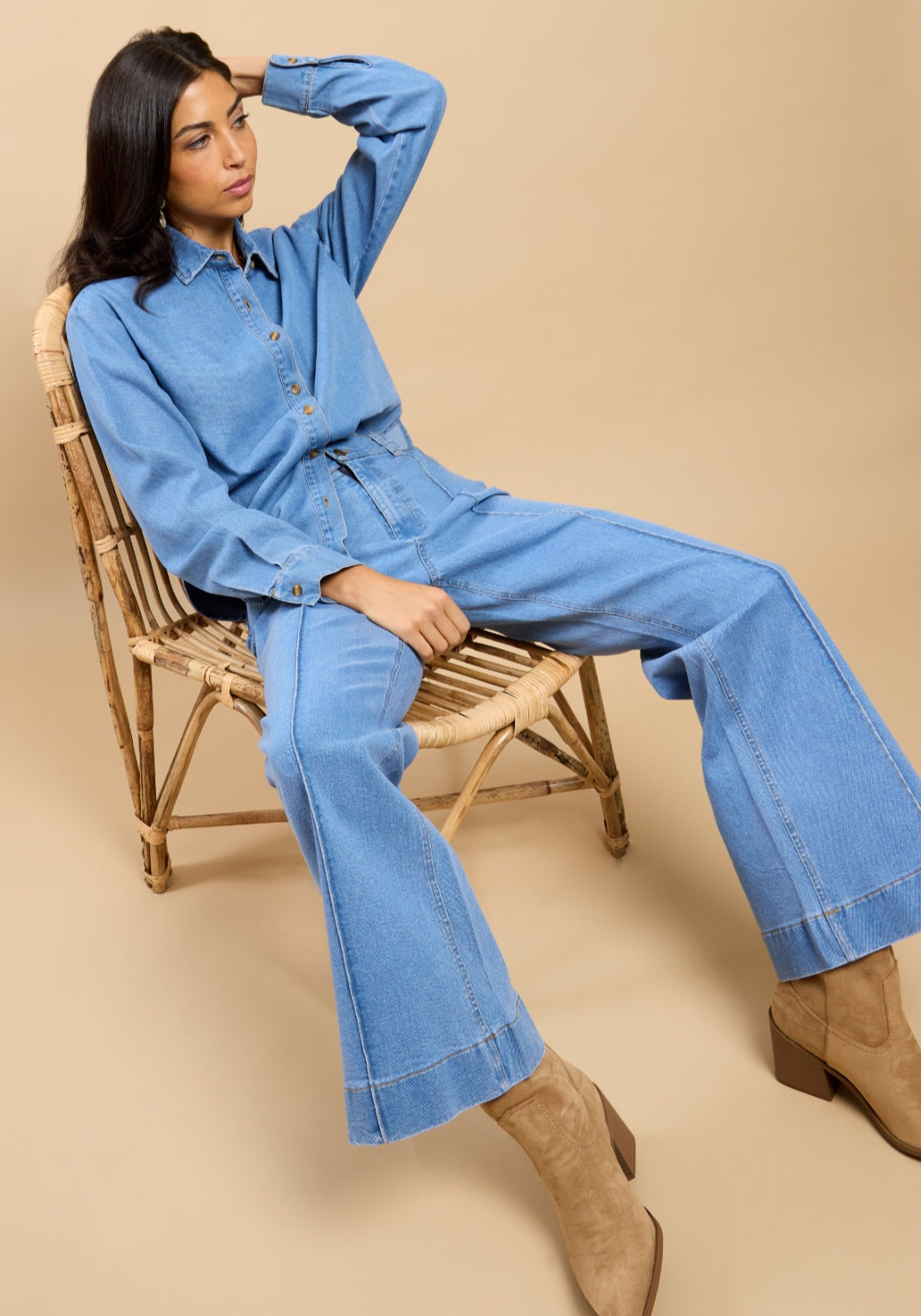 Xanthe Denim Shirt - Blue