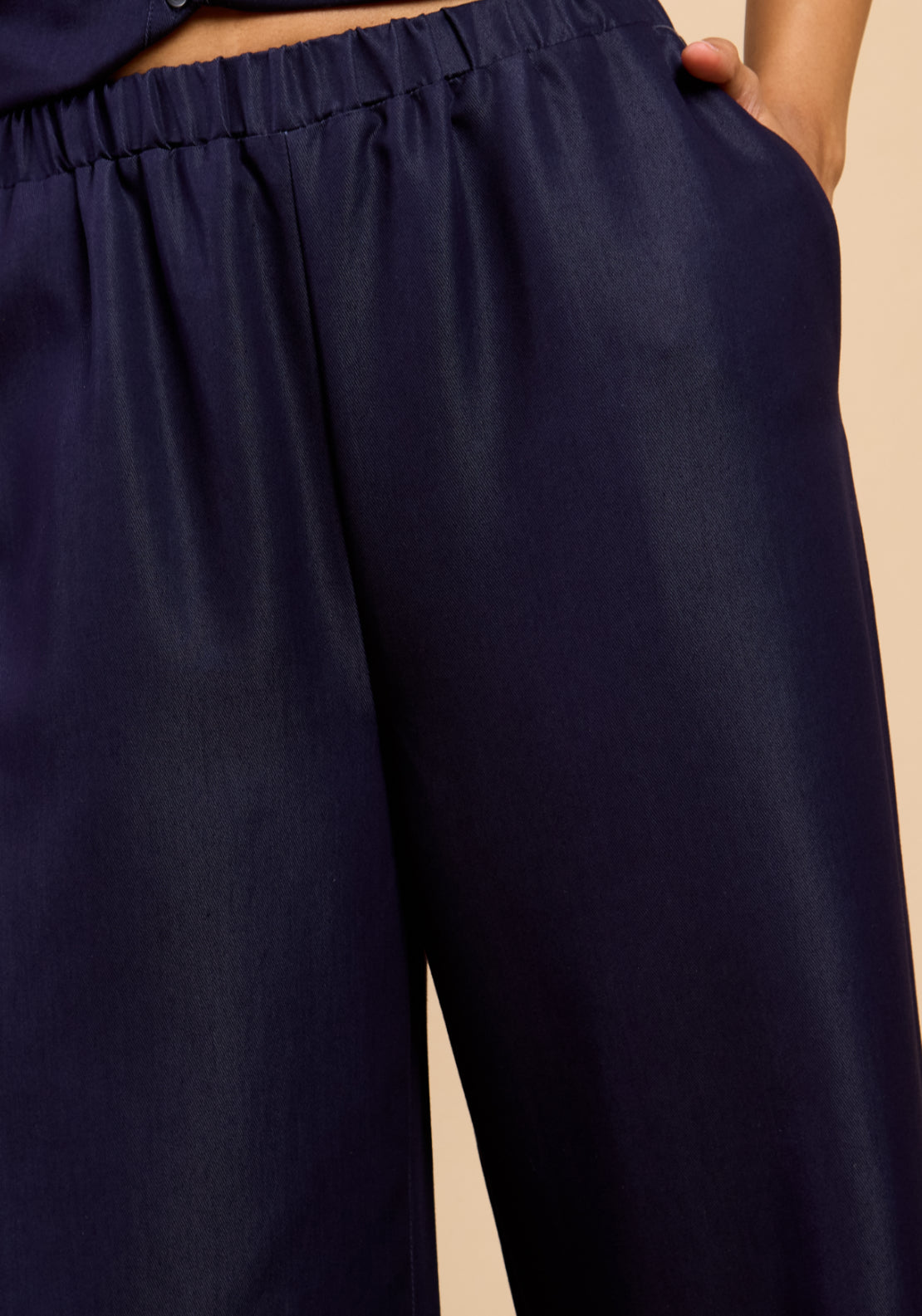 Damari Indigo Wide Leg Trouser - Denim