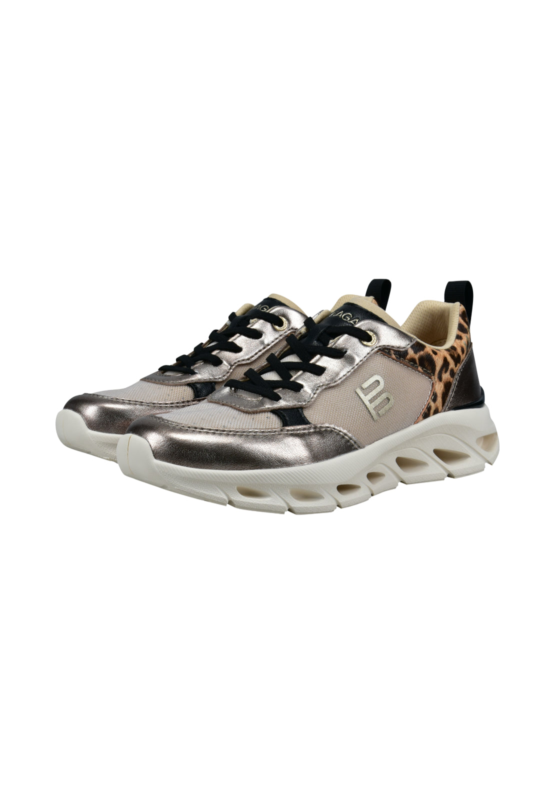 Bagatt Colour Block Trainer - Gold/multicolour 4 Shaws Department Stores