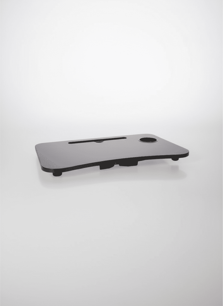 The Home Collection Serving Tray For Bed with Drawer - Grey 3 Shaws Department Stores