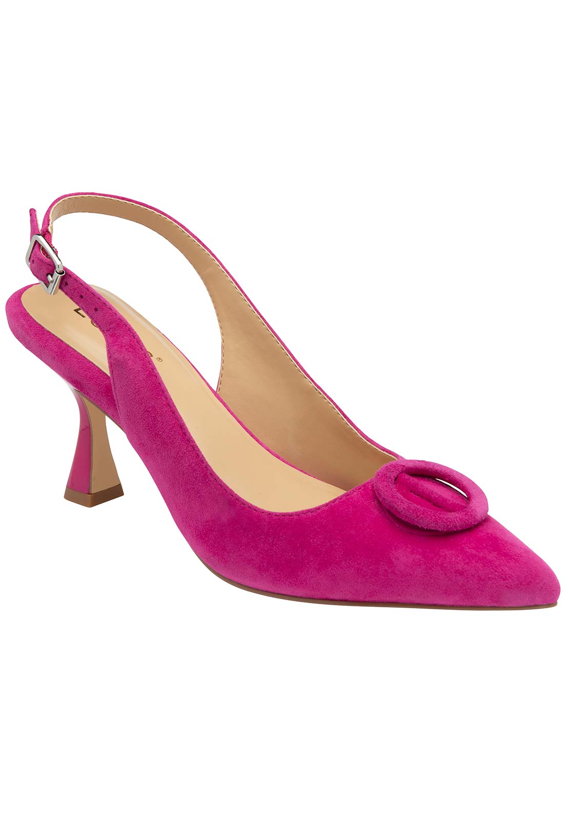 Lotus Delfina Heel Shoe - Pink 3 Shaws Department Stores