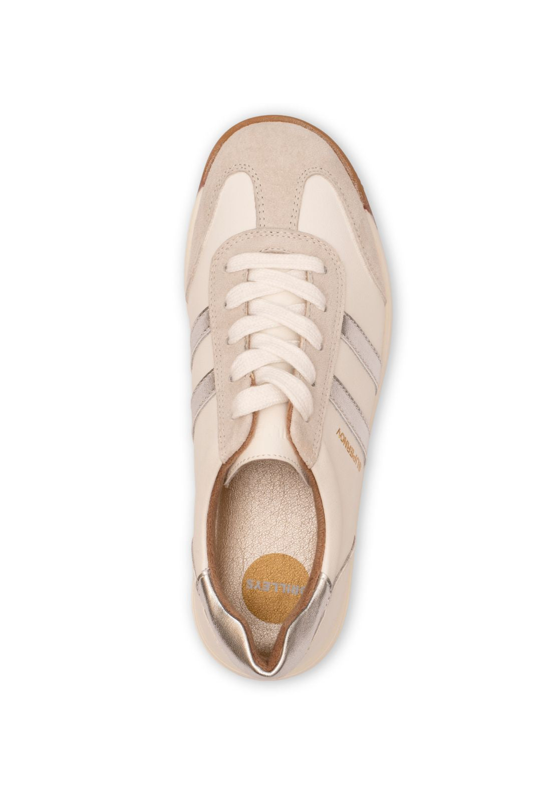 Drilleys New Cleat Low Unit Side Stripe Trainer - Flurry 3 Shaws Department Stores