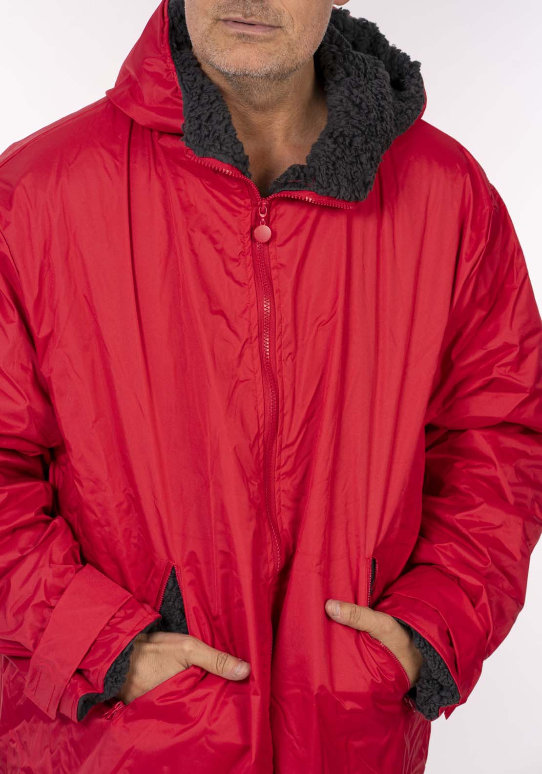 The Home Collection Dry Changing Robe - Charcoal/red 7 Shaws Department Stores