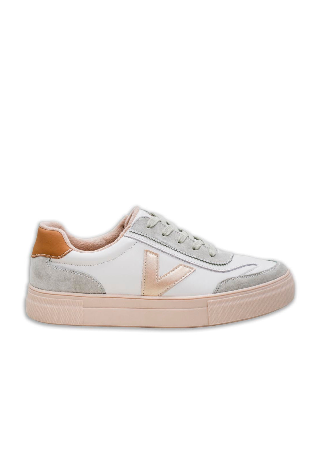 Drilleys Leather Upper V Trainer - La Fonda Mirage 1 Shaws Department Stores