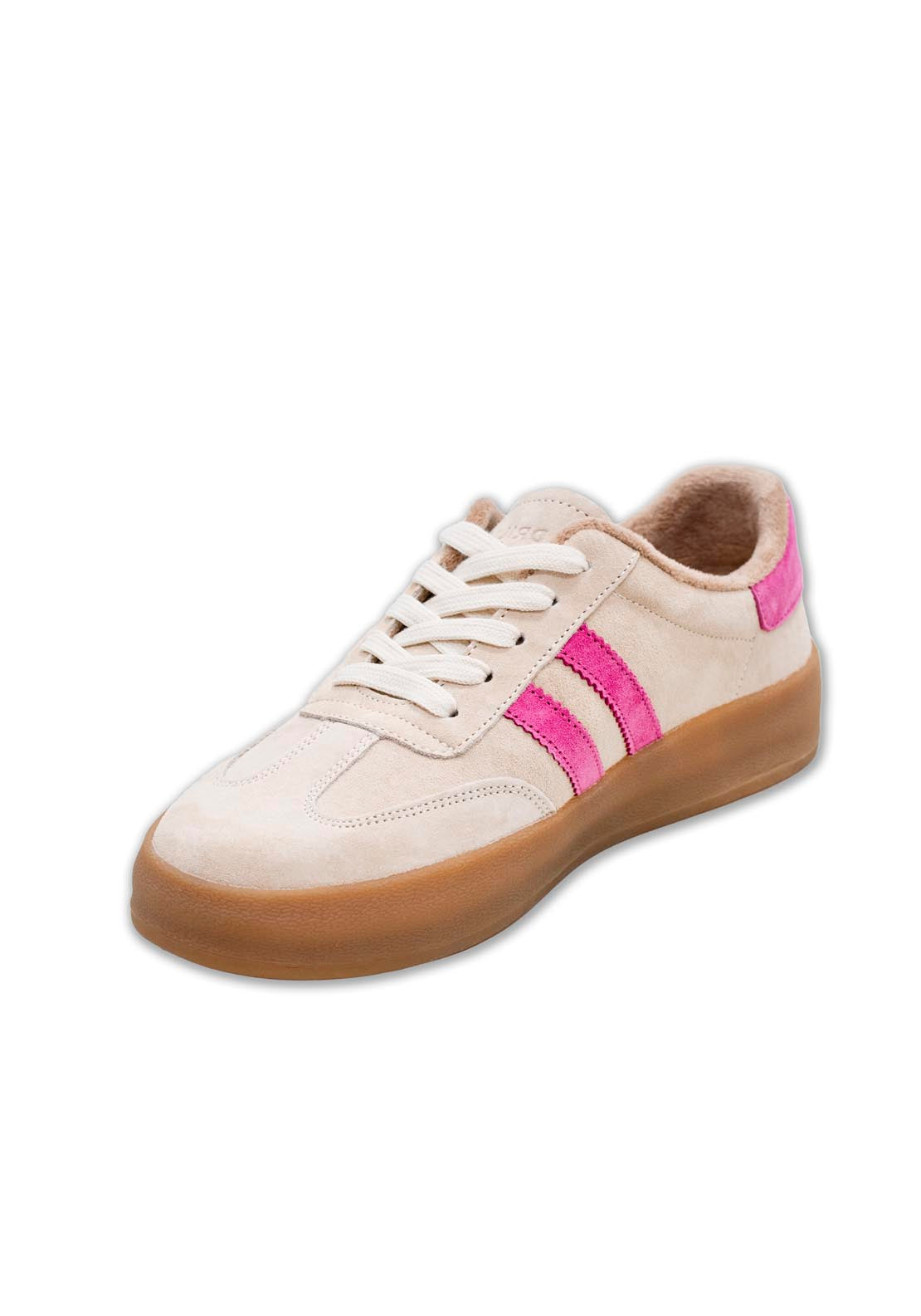 Drilleys Gum Ad Sole Trainer - Antique Cherry 3 Shaws Department Stores