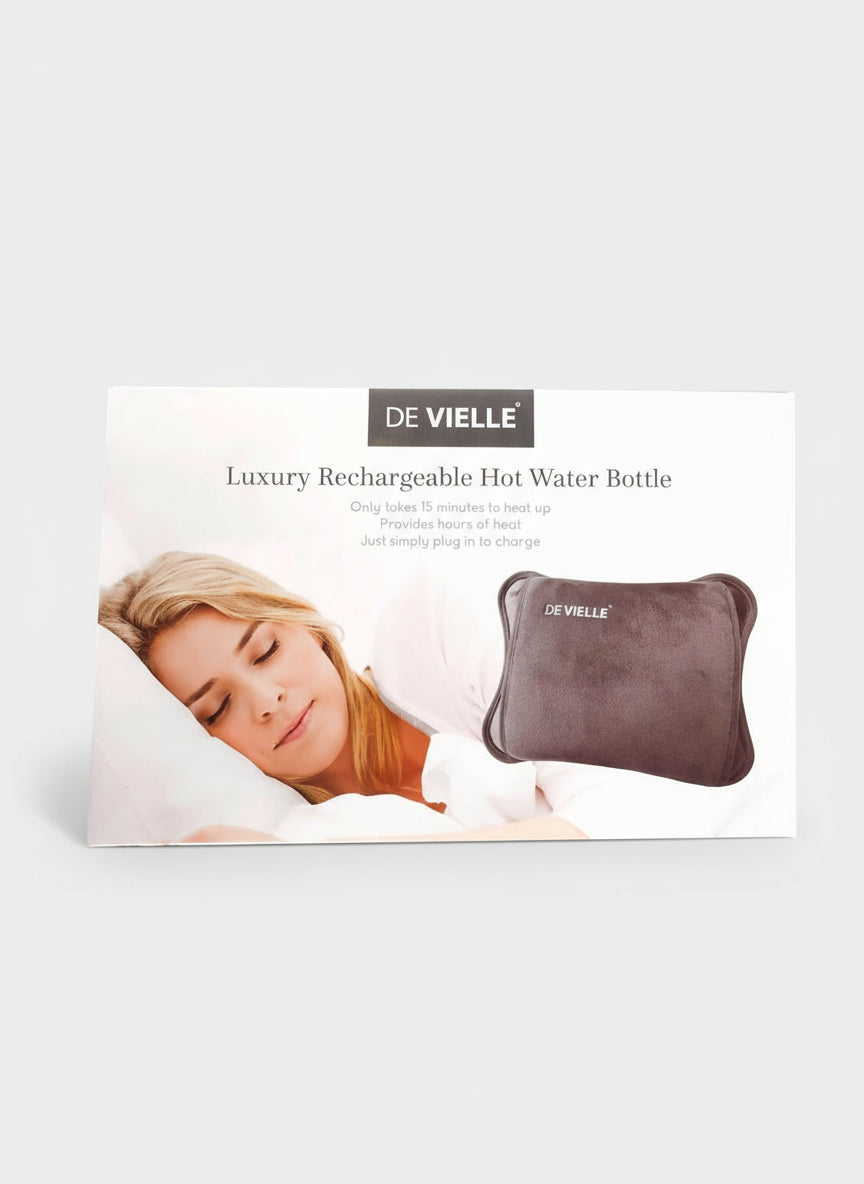 De Vielle Recharge Hot Water Bottle - Grey 1 Shaws Department Stores