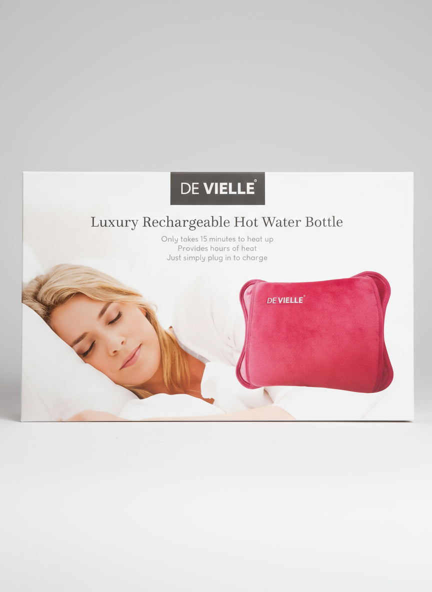 De Vielle Recharge Hot Water Bottle - Pink 1 Shaws Department Stores