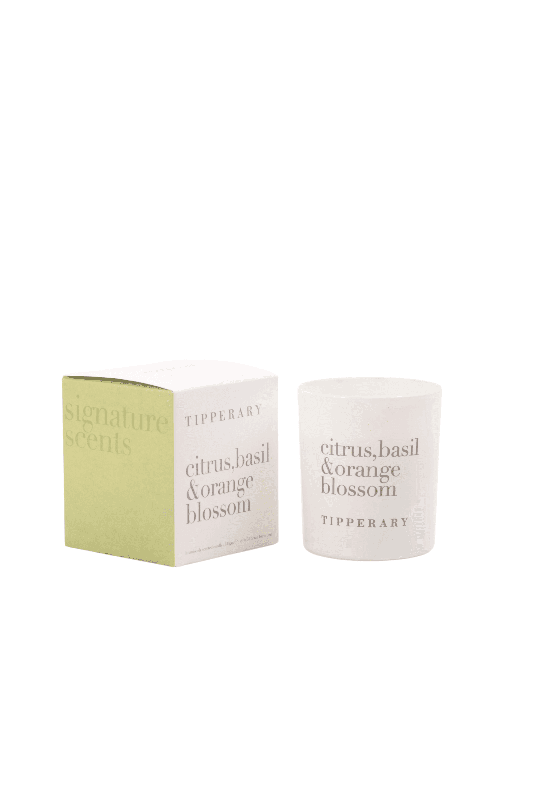 Tipperary Crystal Candle Jar - Ctrs Basil&or Blssm 1 Shaws Department Stores