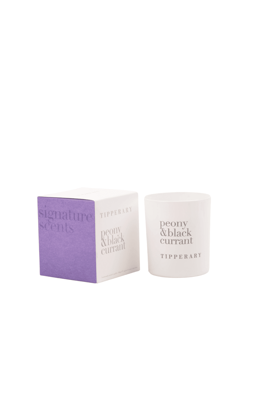 Tipperary Crystal Candle Jar - Peony&blkcurrant 1 Shaws Department Stores