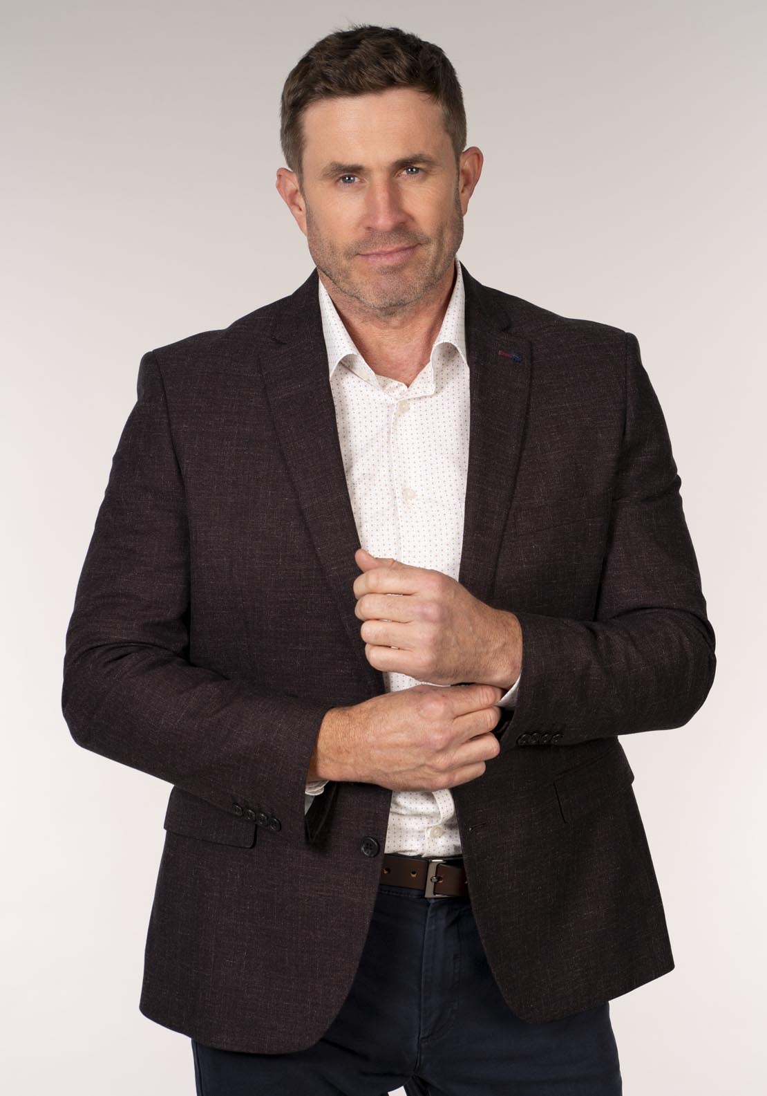 Daniel Grahame Damon Sport Jacket - Red 1 Shaws Department Stores