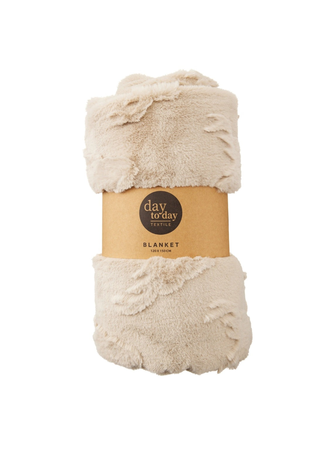 The Home Christmas Christmas Deer Blanket - Beige 1 Shaws Department Stores