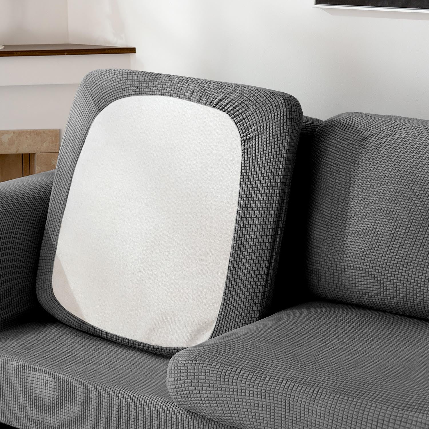 The Home Collection 3 Seater Delby Sofa Cover Charcoal 2 Shaws Department Stores