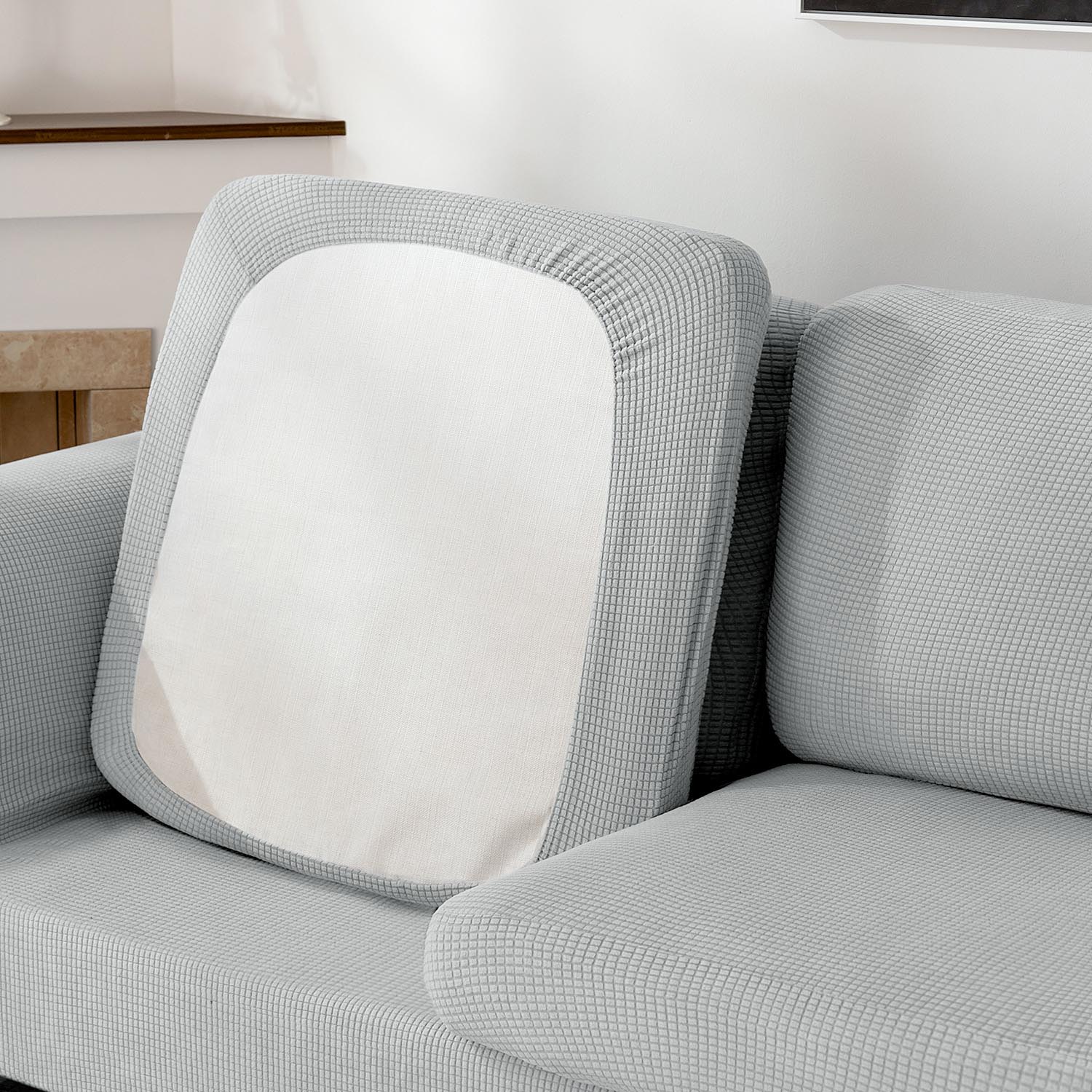 The Home Collection 2 Seater Delby Sofa Cover Set Silver 3 Shaws Department Stores