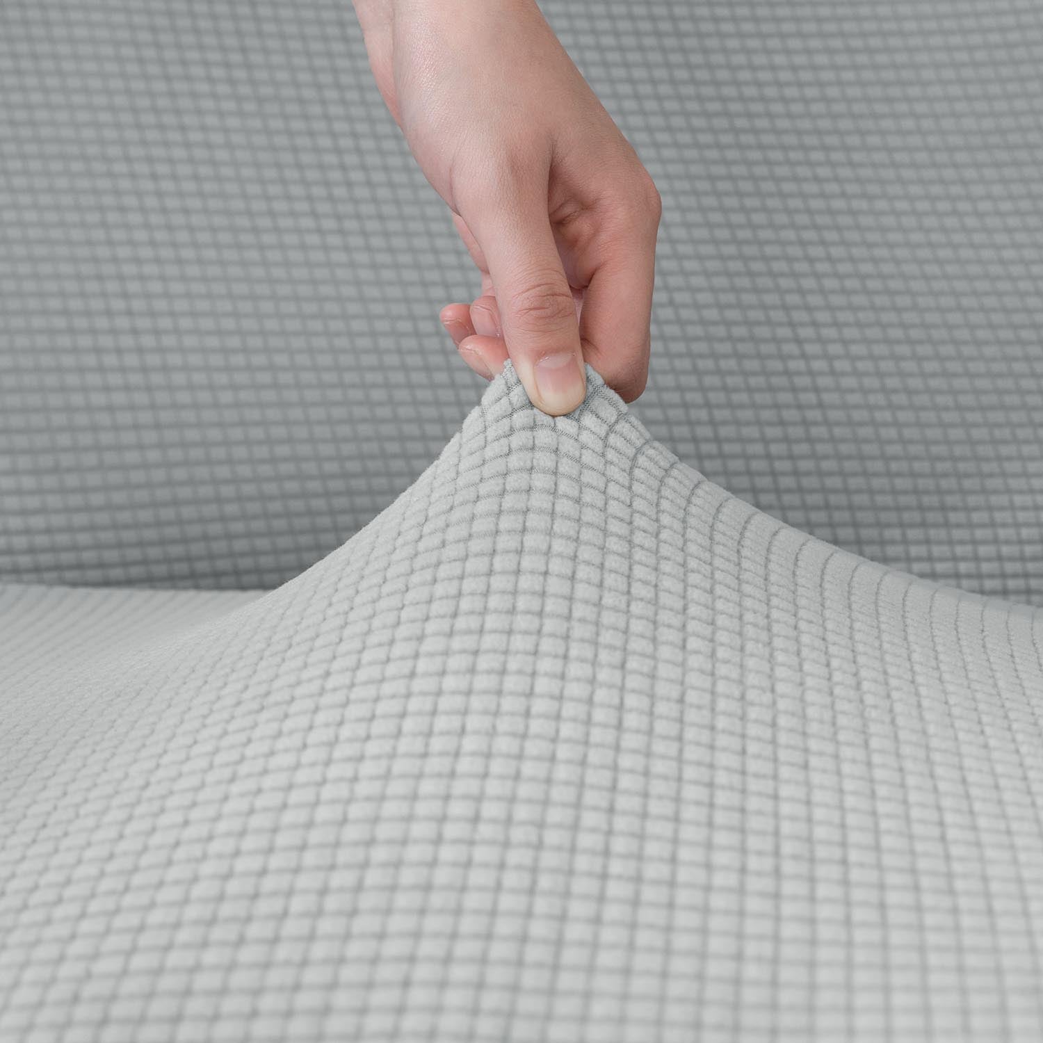 The Home Collection 2 Seater Delby Sofa Cover Set Silver 2 Shaws Department Stores