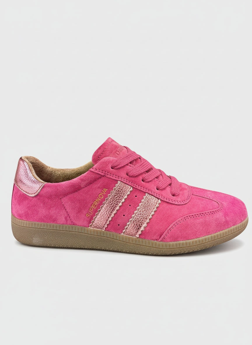 Drilleys Sixty Four Trainers - Hot Pink 1 Shaws Department Stores