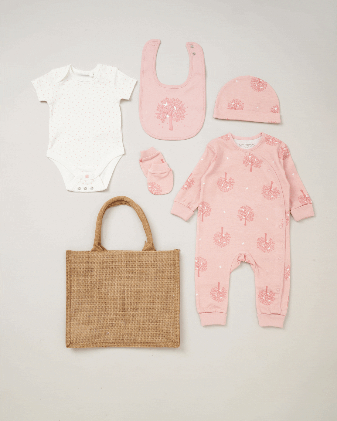 Jainco Baby 5 Piece Gift Set - Pink 1 Shaws Department Stores