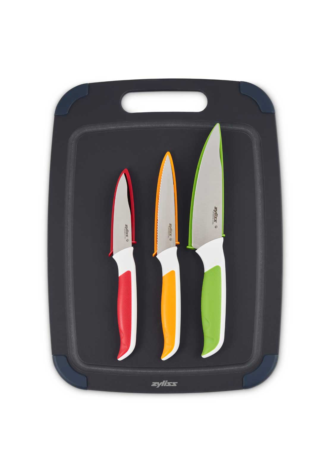 Zyliss Chopping Board And Knife Set Of 3 - Multi 1 Shaws Department Stores