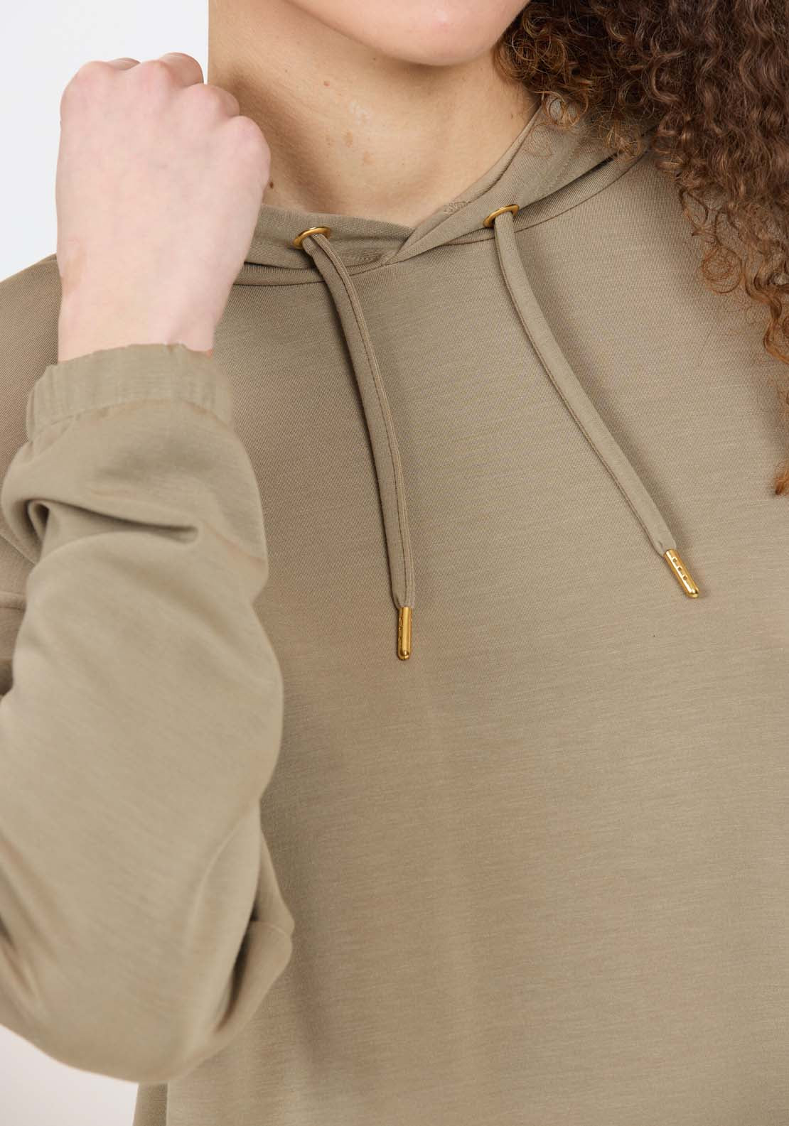 Athlecia Namier Hoodie - Roasted Cashew 3 Shaws Department Stores