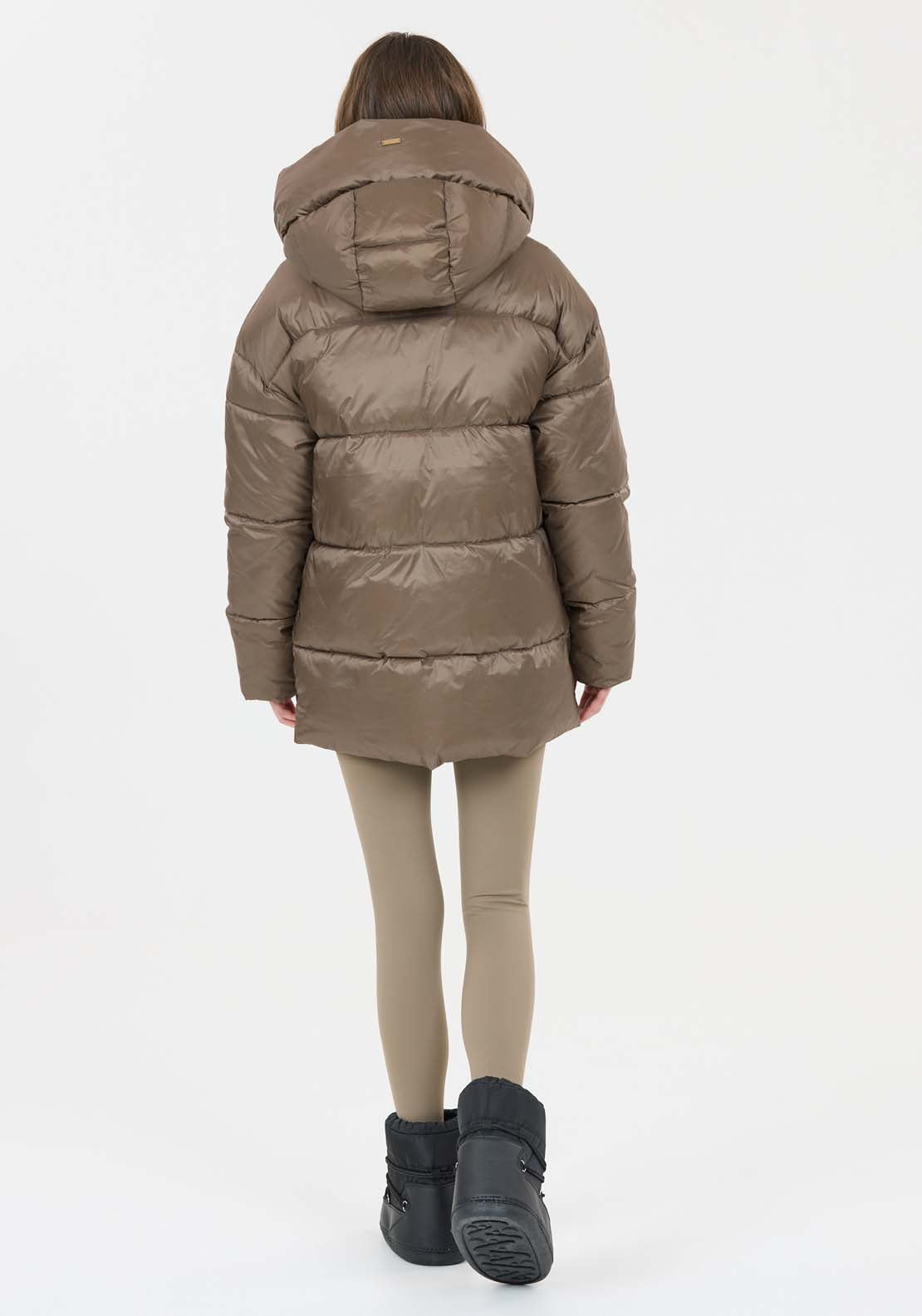 Athlecia Moriarty Puffer Jacket - Walnut 2 Shaws Department Stores