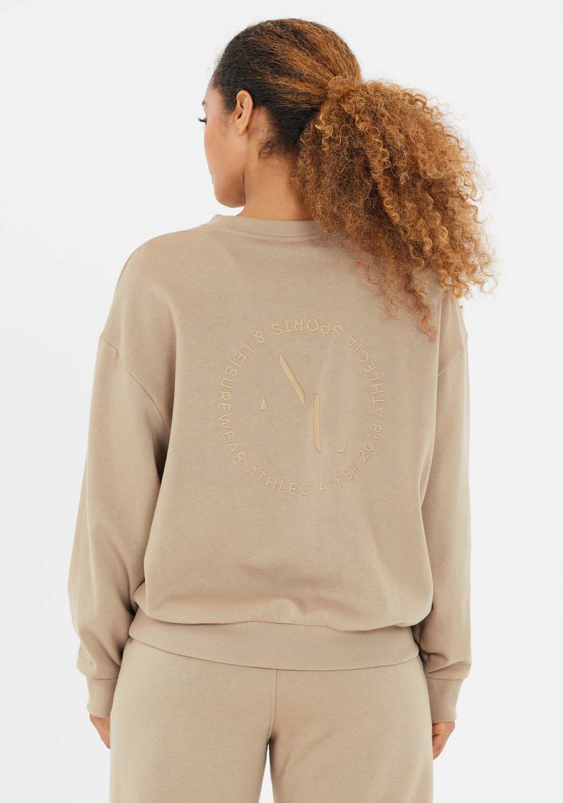 Athlecia Damla Sweatshirt With Crew Neck - Pure Cashmere 2 Shaws Department Stores