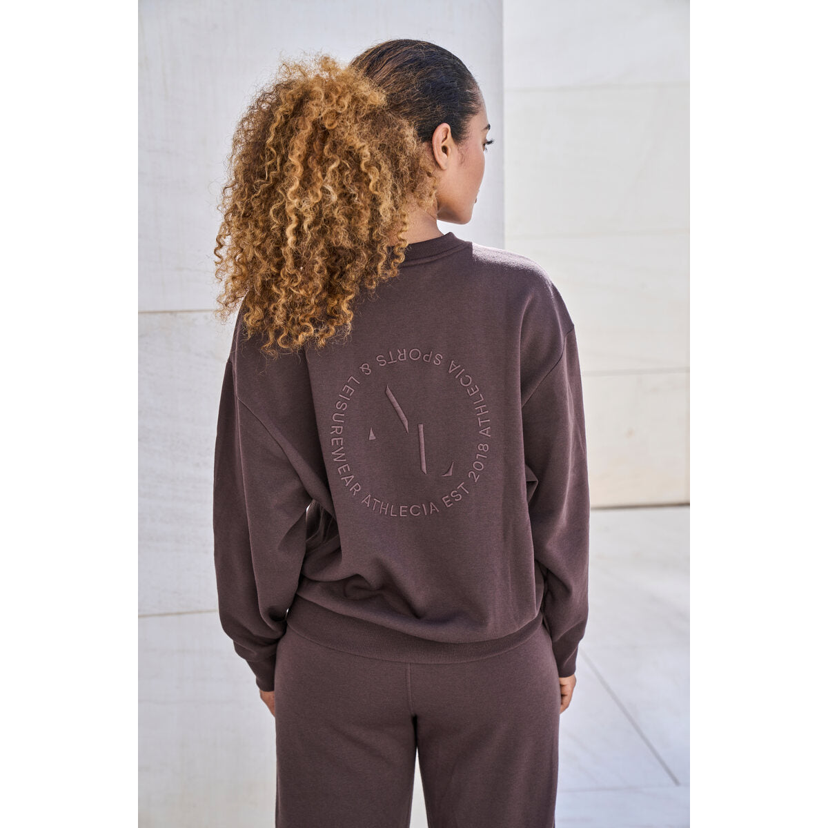 Athlecia Damla Sweatshirt With Crew Neck - Java 4 Shaws Department Stores