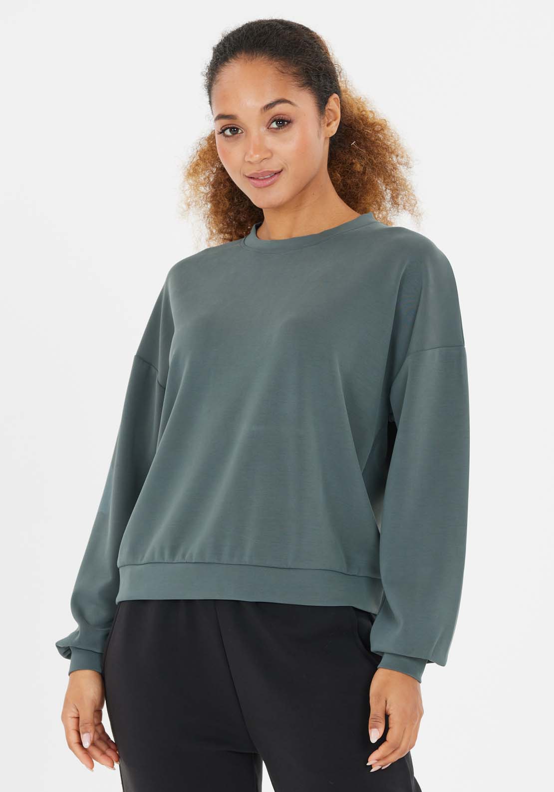 Jillnana Sweatshirt With Crew Neck Urban Chic – Shaws