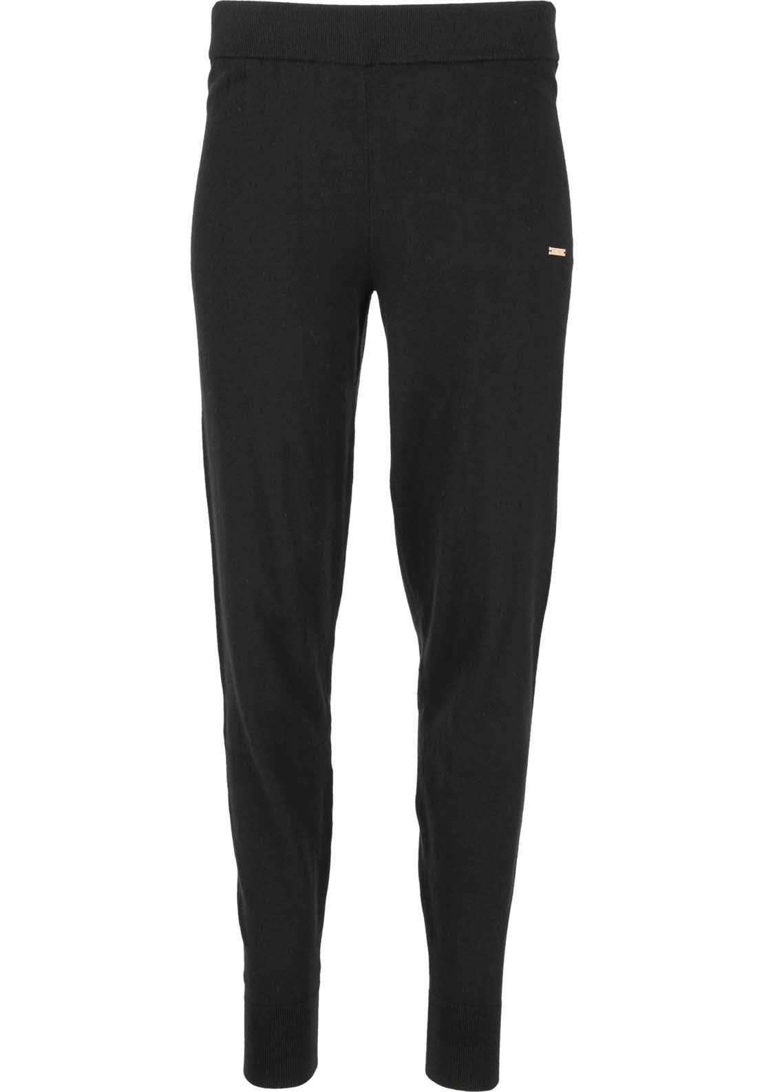 Athlecia Dava Knitted Pants - Black 6 Shaws Department Stores