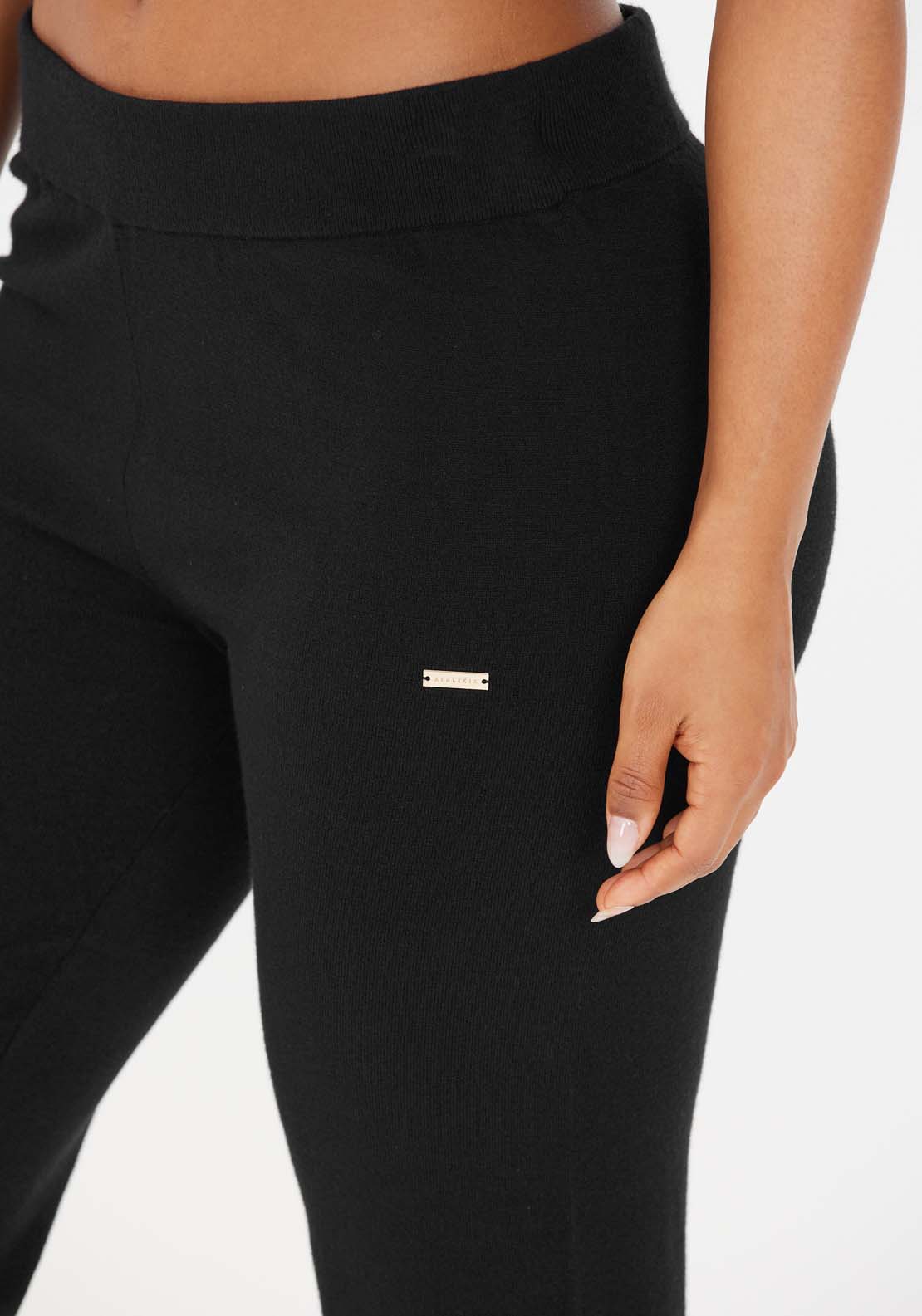 Athlecia Dava Knitted Pants - Black 5 Shaws Department Stores