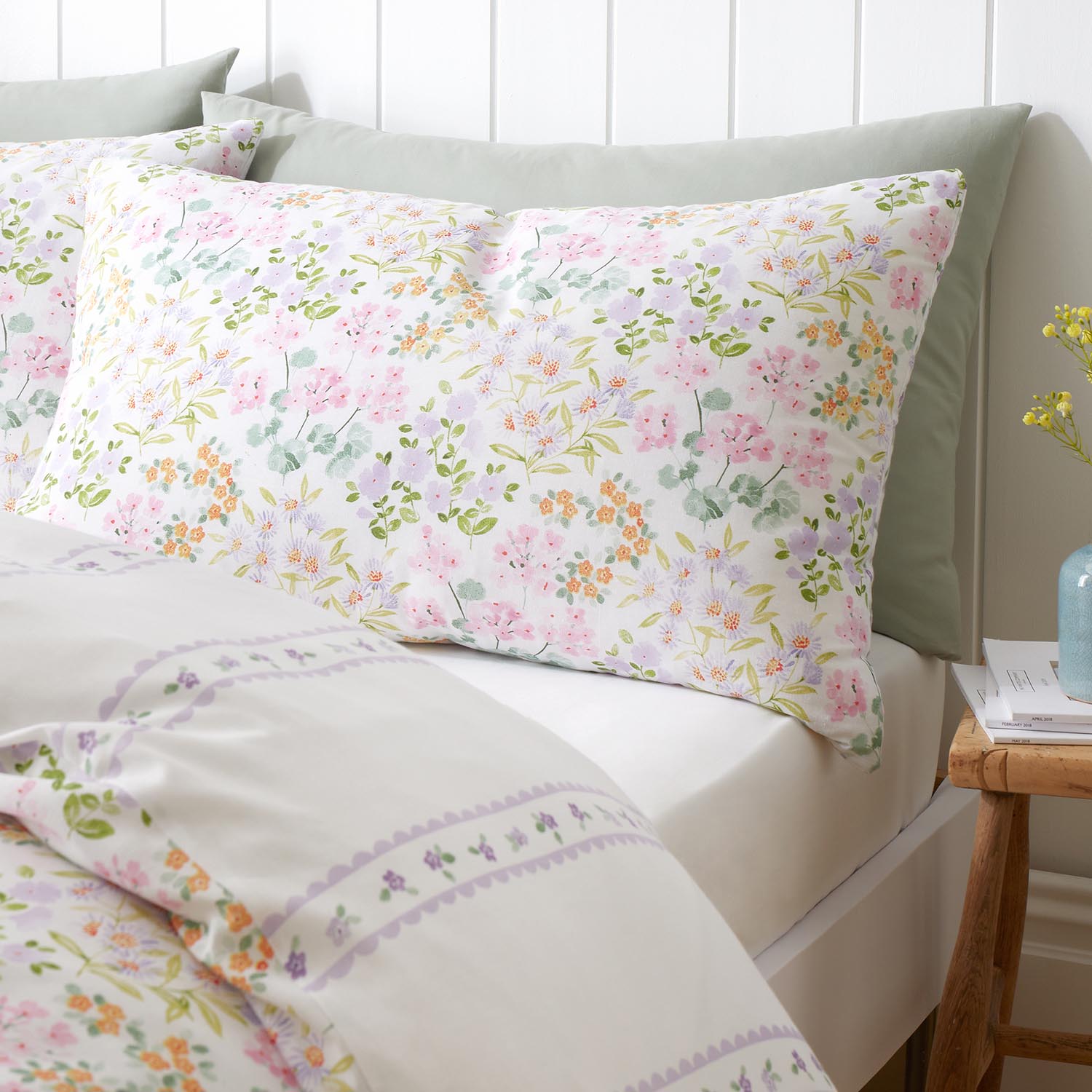 The Home Collection Evie Duvet Cover Set - Lilac 2 Shaws Department Stores