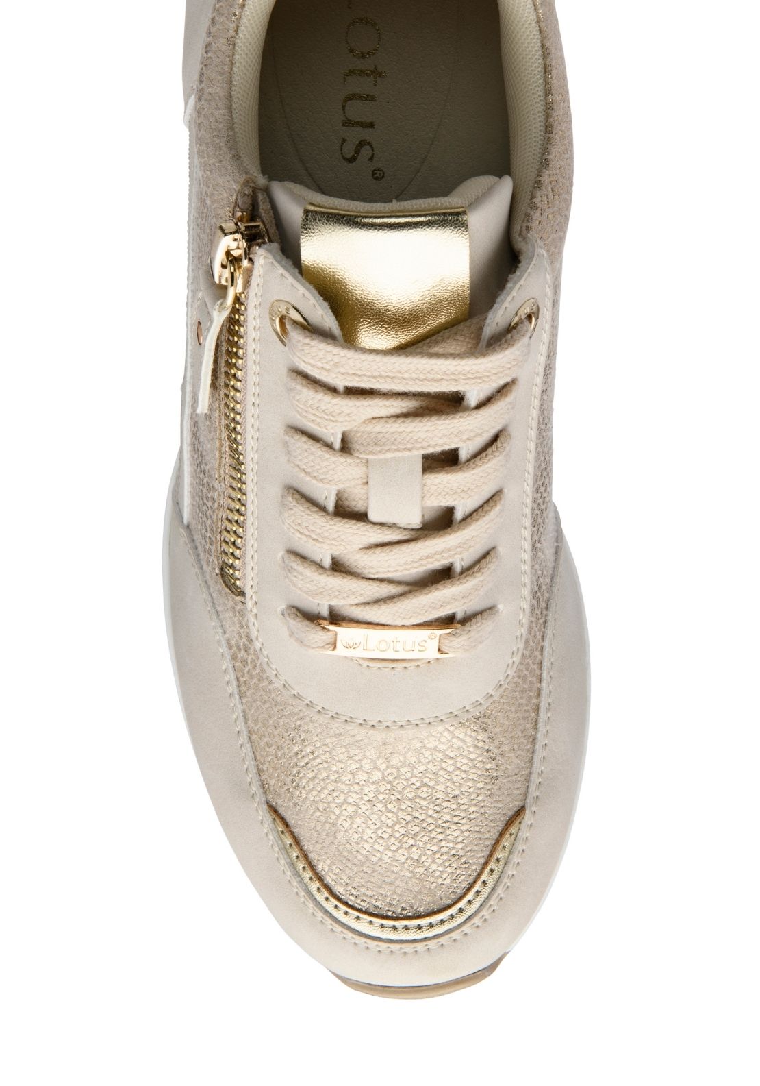 Lotus Pos Electra Trainer - Beige 3 Shaws Department Stores