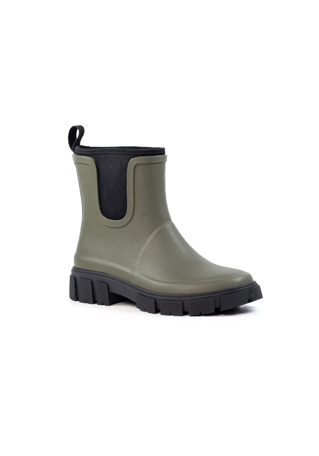 Lunar Lake Ankle Welly - Green 6 Shaws Department Stores